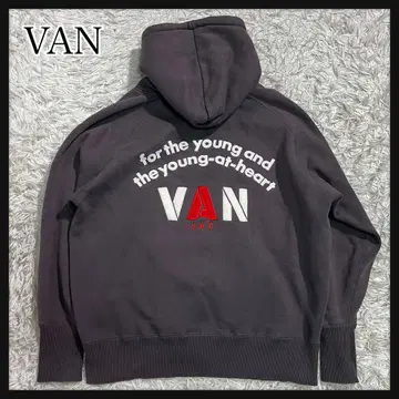 VAN jacket 로고 지퍼 후드티