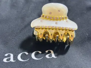 [ 레어/컨디션 최상 ] 아카 acca 클립 펄 화이트 코라나