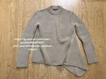 Salvatore Ferragamo 사이드 지퍼 니트 페라가모 M