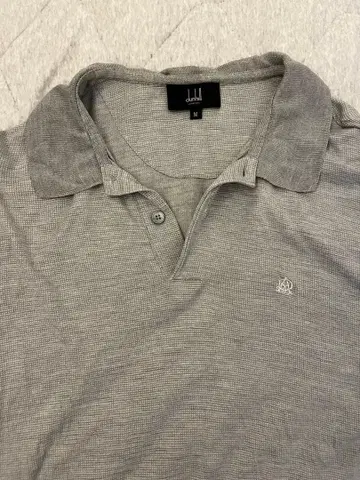 [새상품급] dunhill 피케 셔츠 그레이 L 사이즈