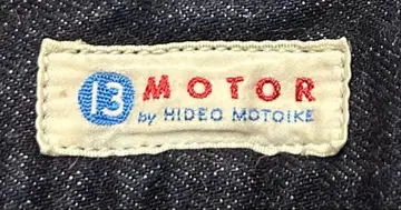 MOTOR NEW VINTAGE 배기 데님 트라우저 MOTO 모토