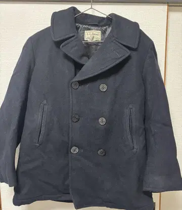 USA 90s L.L.Bean 네이비 피코트 해군 버튼