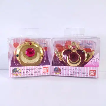 세일러문 이어폰 케이스 변신 브로치 크라이시스 문 컴팩트