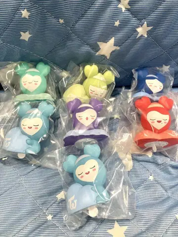 TWICE LOVELYS 오야스미 라이트 마스코트 7개 세트
