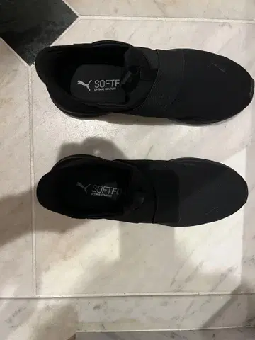 ease in Puma 01 블랙 슬립온 SOFTFOAM
