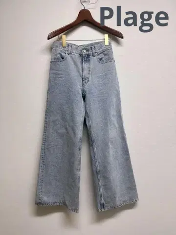 플라주 Plage 청바지 사이즈 36 색스 블루 베이크루즈