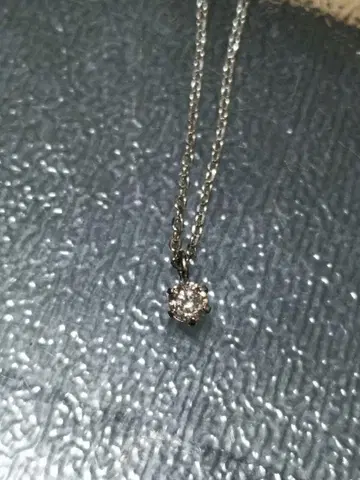 SILVER925 다이아몬드 목걸이 0.1