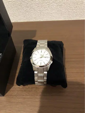 SEIKO SNKL41K1 자동 와인딩 시계 실버 세이코5