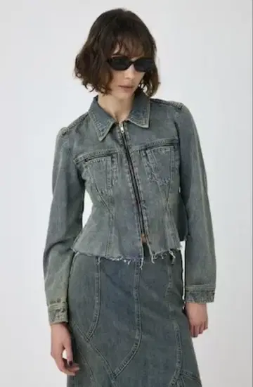 MOUSSY WAIST TUCK 데님 셔츠