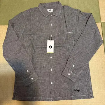 GOOD ENOUGH 체크 무늬 긴팔 셔츠 XL