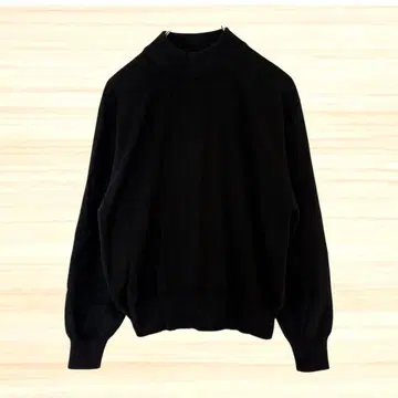 USED 캐시미어 100% 모크넥 스웨터 블랙 M 상당