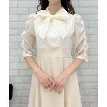 Swingle 시어 보타이 도킹 원피스