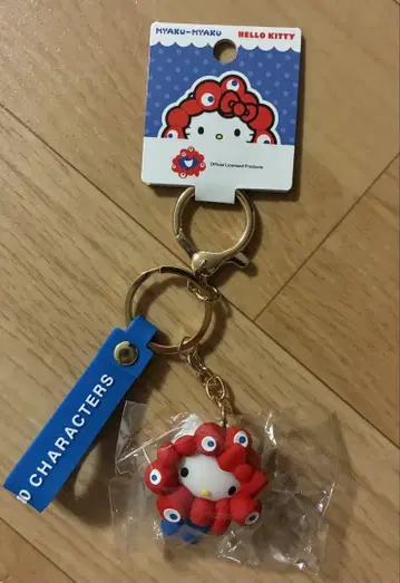 만박 산리오 먀쿠먀쿠 입체 마스코트 스트랩 키링 키티