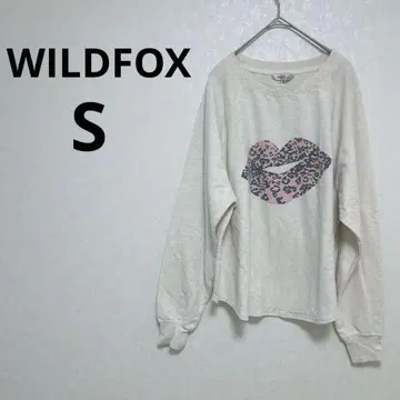WILDFOX 립 프린트 트레이닝복 [ S ] 화이트