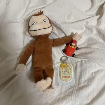 호기심 많은 조지 봉제 인형 토미카 키링