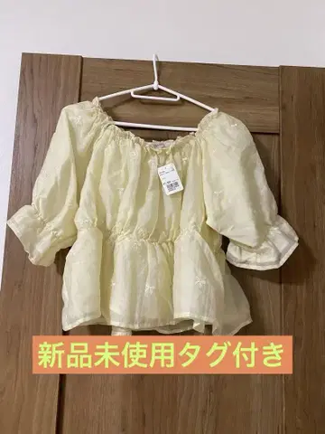 블라우스 프릴 블라우스 페플럼 파티 리본 블라우스