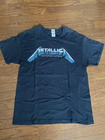 METALLICA 밴드 티셔츠 구제 의류 L