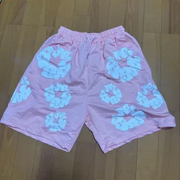 데님 티어스 하프 팬츠