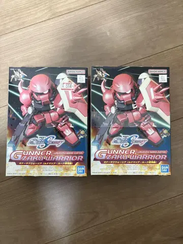 BANDAI 건너 G 자쿠 워리어 2개 세트