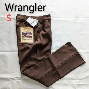 새상품 택 포함 Wrangler 런처 팬츠 미사용 랭글러 S 브라운