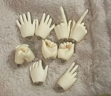 슈퍼돌피 핸드 부품 묶음 판매 화이트