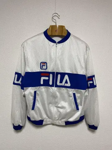 70s FILA 진품 메쉬 원단 트랙 자켓 휠라