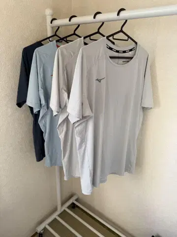 미즈노 티셔츠 L, M 4벌 세트