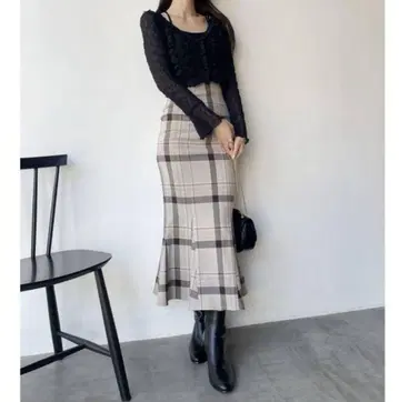 미사용 새상품 스나이델 하이웨스트 머메이드 스커트