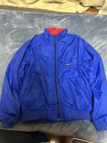 파타고니아 USA제 80s 삼각형 택 쉘드 신틸라 자켓 파랑