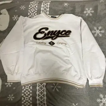 Enyce XL 화이트 크루넥 트레이닝복 bboy 00s 에미넴