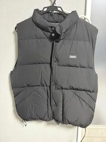 XLARGE 블랙 다운 베스트 L