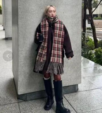 Ameri VINTAGE 아메리 빈티지 체크 머플러