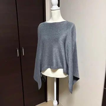 [ SPECCHIO ] 판초 플리츠 드레이프 가디건 신축성 소재