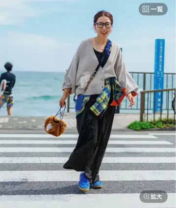 니코앤드 Misayo be with M 백 로고 가디건 M 새상품