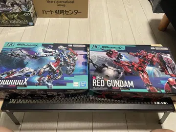 HG GQuuuuuuX & MS-06 빨간색 GUNDAM 세트