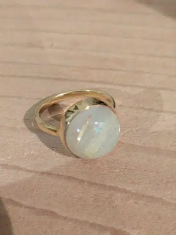 odul moon walk ring 골드 루틸 쿼츠 11호