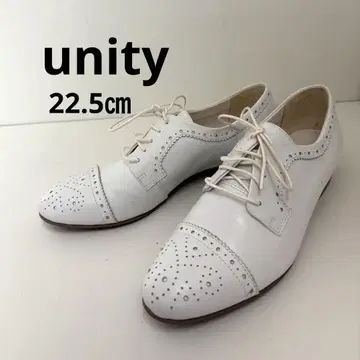 unity 유니티 윙팁 로퍼 화이트 22.5cm