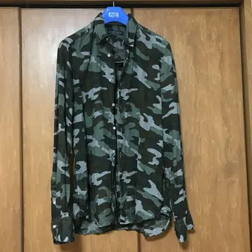 하이드로겐 카모플라쥬 린넨 셔츠