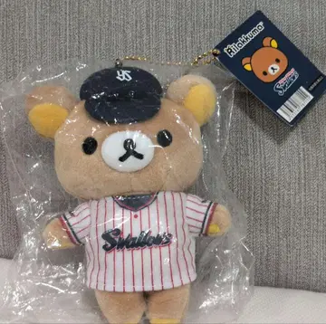 리락쿠마 마스코트 키체인 도쿄 야쿠르트 스왈로스