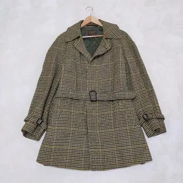 PENDLETON 하운드투스 패턴 L 사이즈 울 트렌치코트