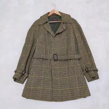 PENDLETON 하운드투스 패턴 L 사이즈 울 트렌치코트