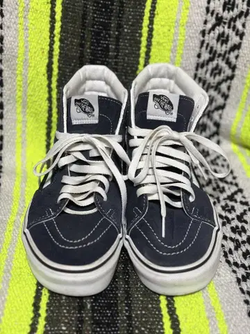 Vans 하이컷 스니커즈 네이비 25cm