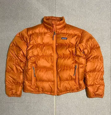 00s 90s patagonia 다운 자켓 오렌지 주머니 포함