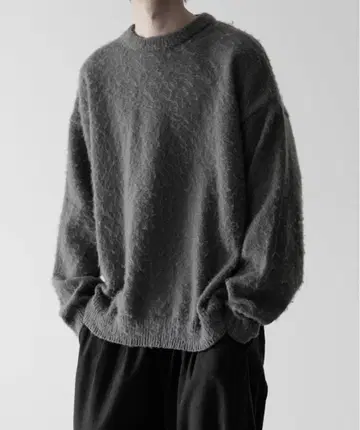 [ RUUBON ] crew neck shaggy knit S