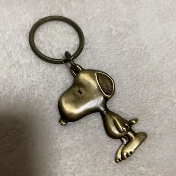 스누피 SNOOPY 놋쇠 키링 레트로 빈티지