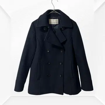 2438 NATURAL BEAUTY BASIC 피 코트 네이비 S
