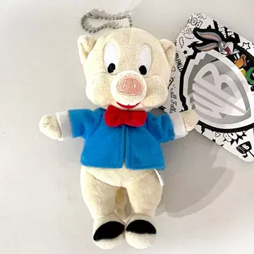 루니 튠즈 포키 피그 키링 마스코트 봉제 인형 단종