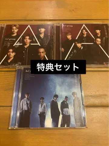 A! group 특전 세트 CD 3장 클리어 포스터 특전 포함
