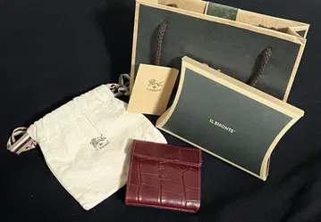 일비종떼 IL BISONTE 지갑 와인 레드