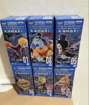 대해적백경1 월드 컬렉터블 피규어 월드 컬렉션 원피스 전6종 2